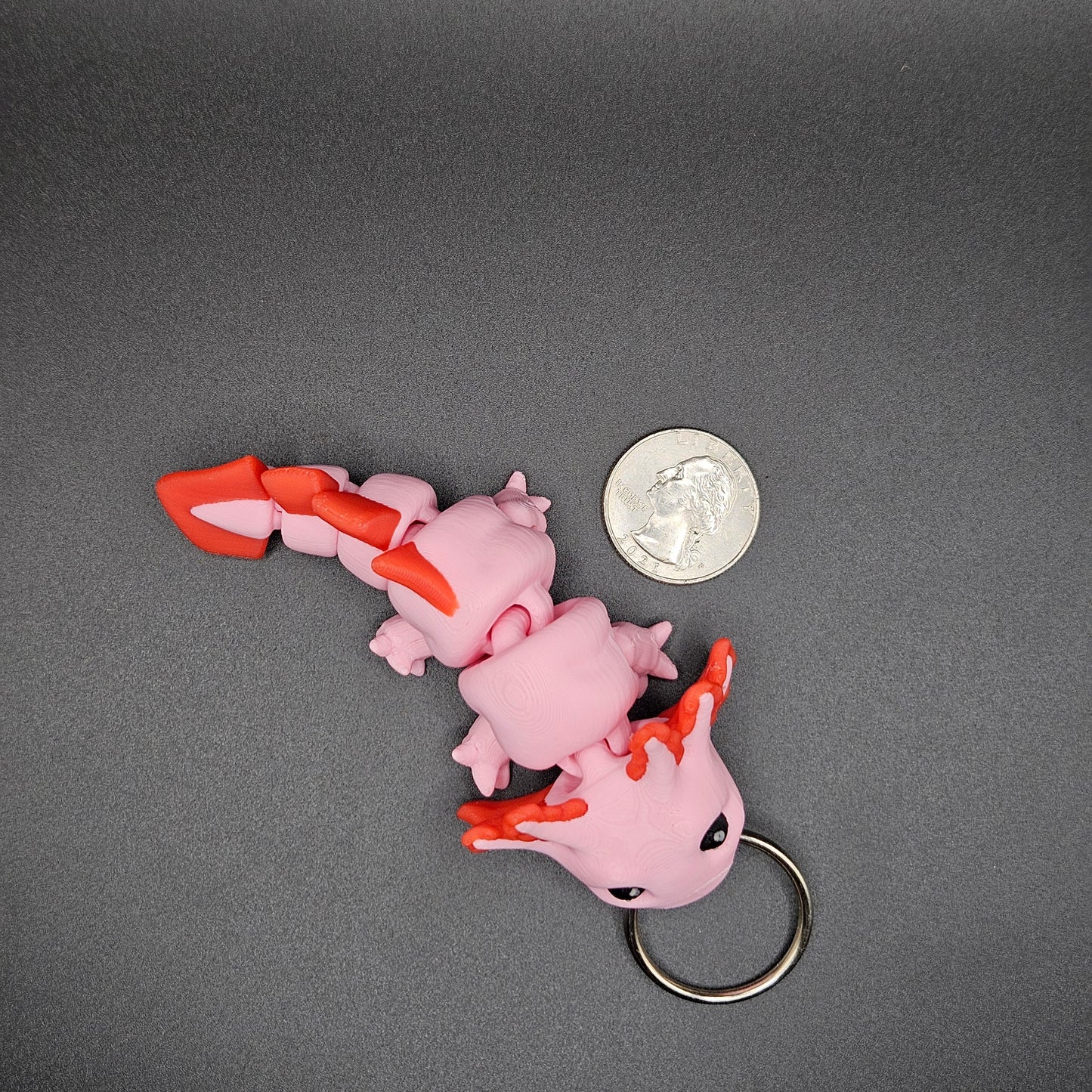 Axolotl Keychain