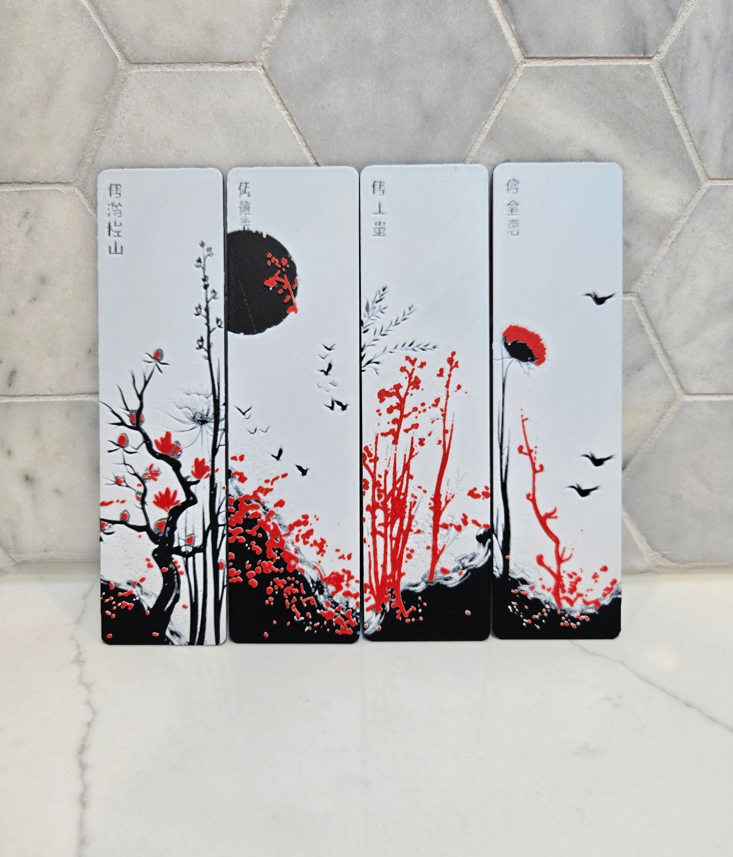 Japanese Landscape Bookmark Set
