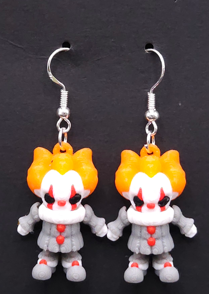 Horror Earrings - 3D Printed Character Collection