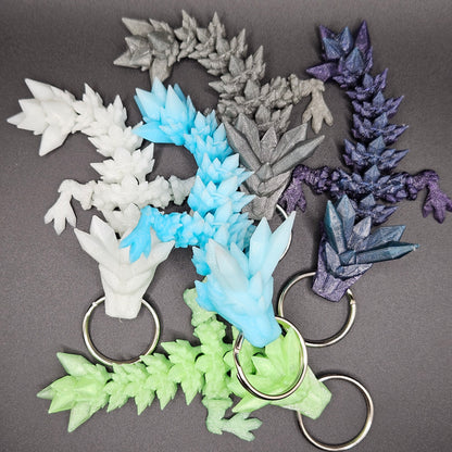 Crystal Dragon Keychain (Random Color)