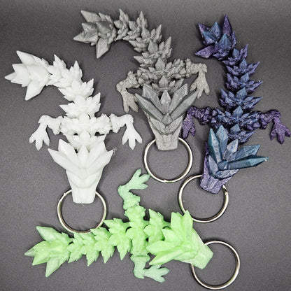 Crystal Dragon Keychain (Random Color)