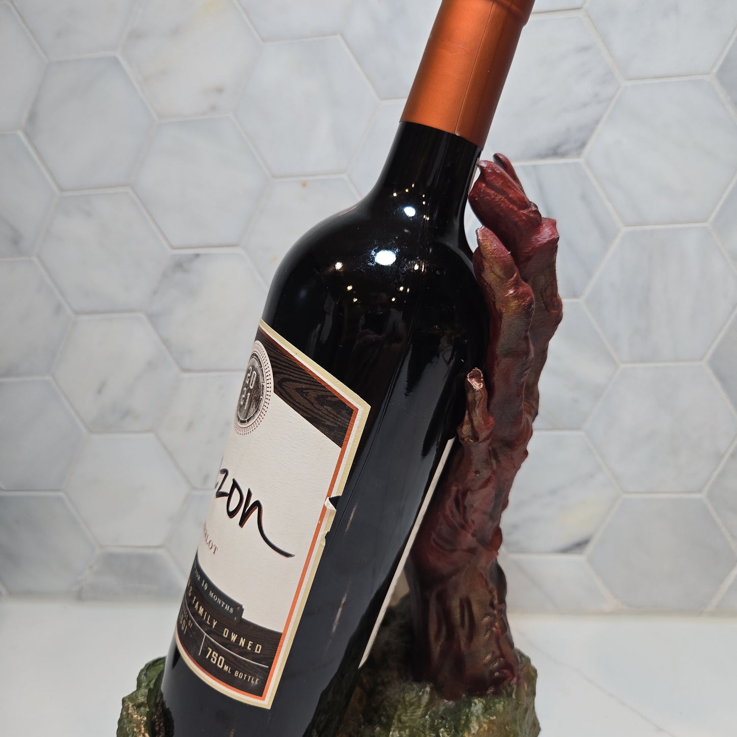 Zombie Wine Bottle Display
