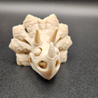 Triceratops Skeleton Keychain