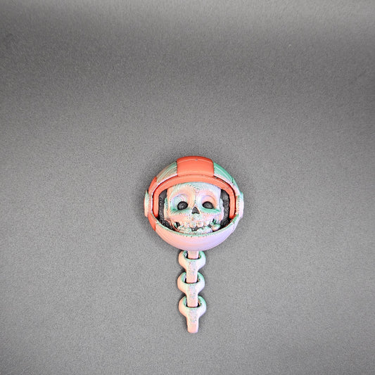 Skeleton Astronaut Keychain